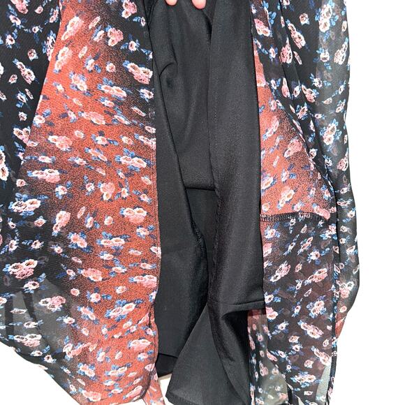 BCBGeneration Floral Babydoll Sheath Mini Dress Size Medium - Picture 6 of 11